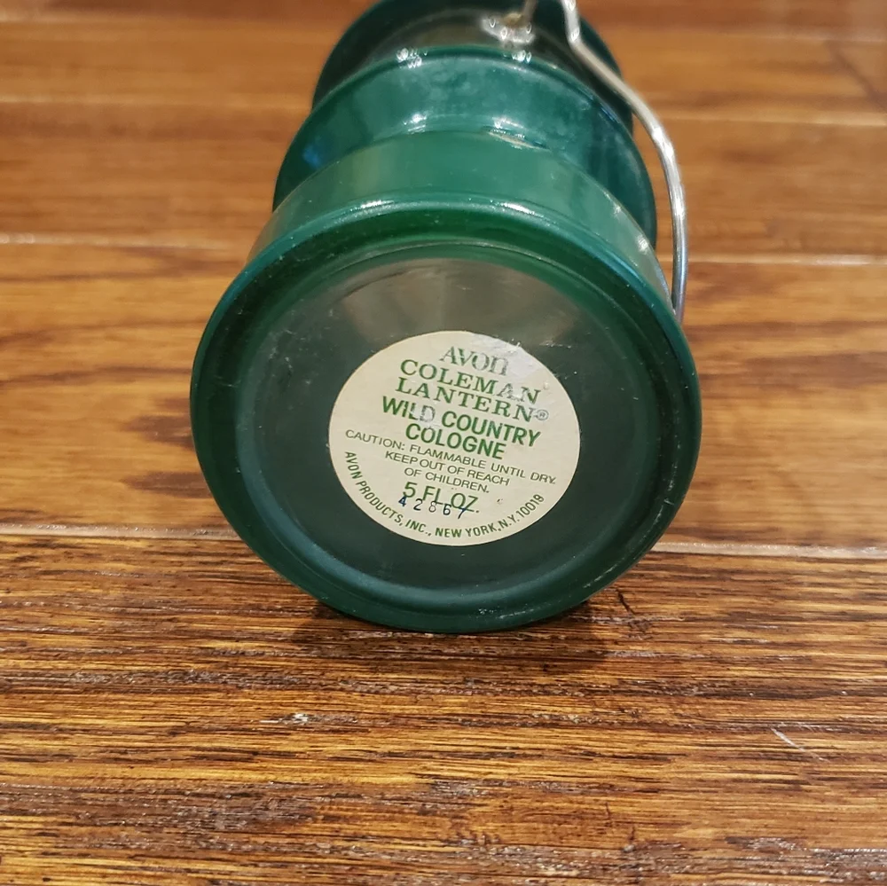 VINTAGE AVON Coleman Lantern Men's Cologne Bottle